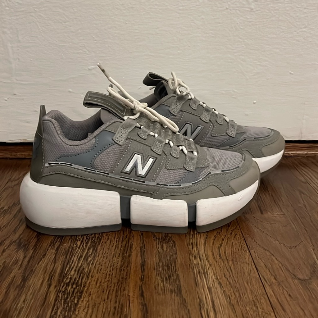Jaden Smith X Vision Racer Grey Silver New Balance